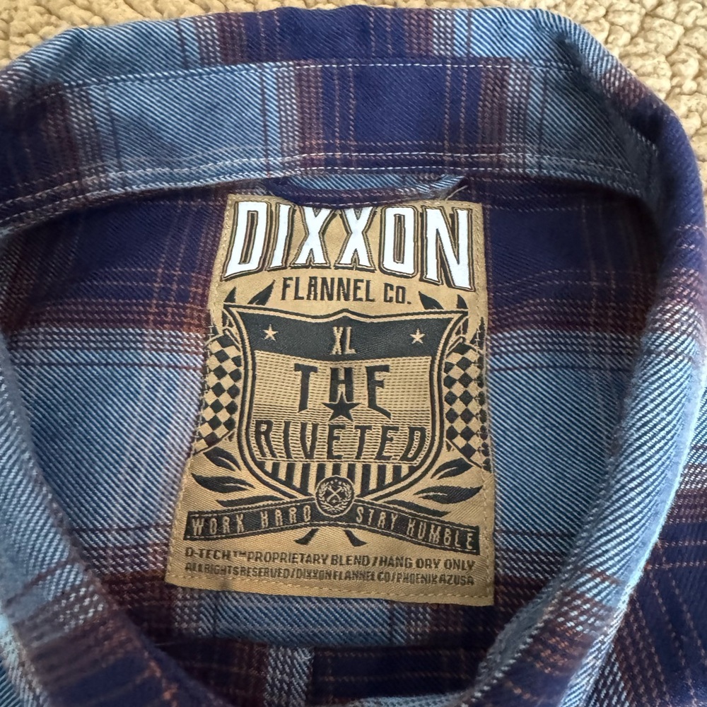 DIXXON Flannel The Riveted - Picture 2 of 3
